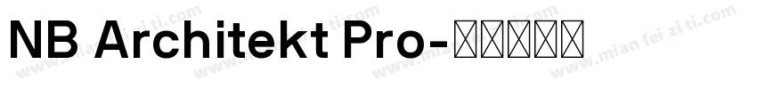 NB Architekt Pro字体转换